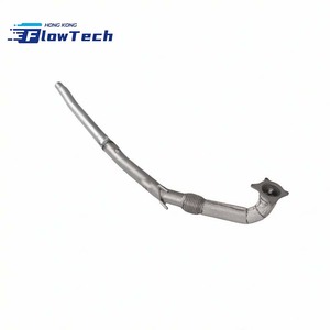 ท่อลงสแตนเลส T304 แบบไหลสูงสำหรับ VW Golf MK6 GTI 2.0T พร้อมแผ่นกันความร้อน – ท่อลงสมรรถนะสูงแบบยึดติดโดยตรง - Product Image 5