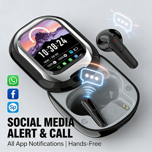 หูฟังไร้สาย SE-ONE AI Translator TWS รุ่นใหม่ กันน้ำ IPX4 เล่นได้ 5-10 ชั่วโมง ลดเสียงรบกวน สีใส - Product Image 3