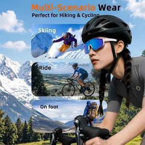 Lunettes Intelligentes V06 AI pour Cyclisme et Vol, Caméra HD 8MP, Photo et Vidéo, Traduction IA, Mémoire 32G, Étanche IP67, Anti-tremblement 6 Axes, Sport - Product Image 3