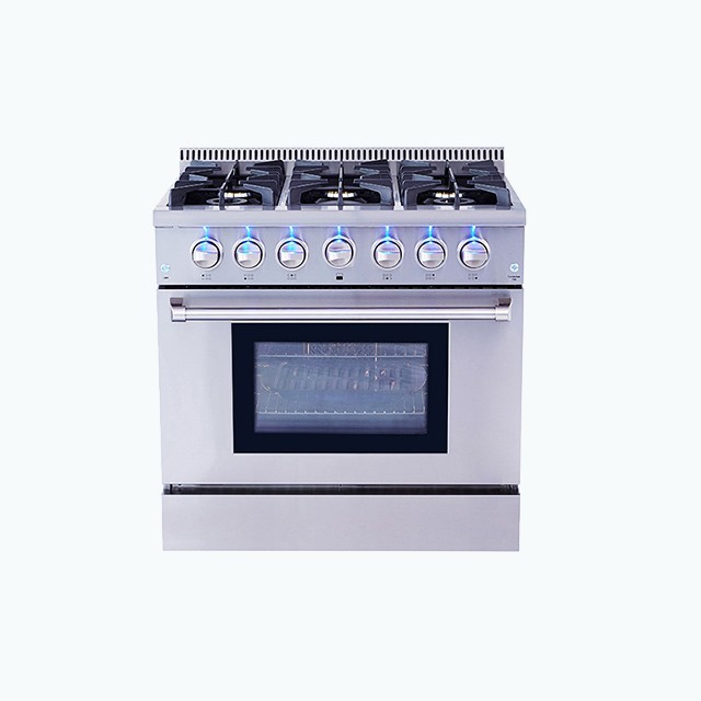Hyxion Célibataire Intérieur du four en porcelaine bleue four à raclette pour distribution