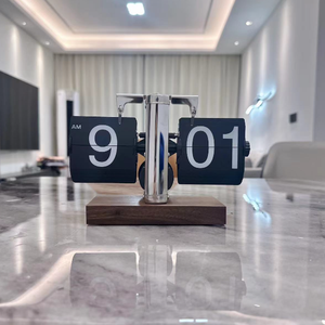 Trang trí cơ chế khổng lồ tự động lật bàn bảng đồng hồ báo thức, tự động lật lịch đồng hồ - Product Image 2