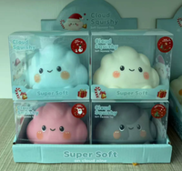 Halloween- und Weihnachts-Jumbo-Rentier-Squishy-Spielzeuge, Weihnachtsmann, Schneemann, Weihnachtsbaum-Quetschspielzeuge, Feiertagsgeschenke Fidget-Spielzeug