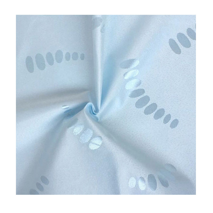 Белый матрас полосатый флисовый тканевый вязаный стеганый шов Полиэстер Тканый тикающий материал для матраса