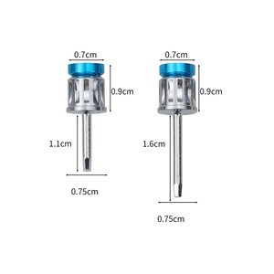 طقم زرع أسنان شامل أدوات ترميم زرع الأسنان مع 16 مفك براغي - Product Image 5