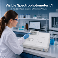 Spectrophotomètre visible de laboratoire 340-1020 nm avec écran tactile 7 pouces