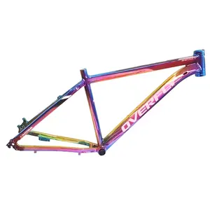 glossy paint bike frame Hi-ten steel frame with colorful paint for mountain bike
