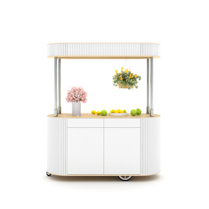 Nhỏ Di Động Di Chuyển Thanh Chất Lượng Cao Quầy Bar Top Salad Bar Tôi Hình Dạng Quảng Trường Ngoài Trời Nhà Hàng Câu Lạc Bộ Truy Cập Bảng Thiết Kế - Product Image 3