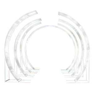 Arche lumineuse en fer forgé LANJO, amovible, pour mariage, décoration extérieure de grande taille pour pelouse - Product Image 6