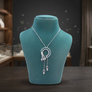 Parure de bijoux de mariée en laiton de qualité supérieure avec finition diamant américain, design royal élégant pour les mariages et les occasions festives - Product Image 4