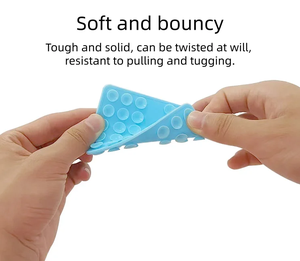 Custom 24 Cup Double-sided LOGO Suction Cup Phone <b>Mount</b> Washable Reusable Non Slip Phone Suction Cup Mat Phone Accessories - Product Image 5