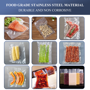 Máquina de vacío vertical para atún Máquina de envasado al vacío de arroz de 5kg Máquina para sellar al vacío Carne Cacahuetes Grano - Product Image 4