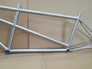 700C Road Bike Titanium <span class=keywords><strong>Tandem</strong></span> Xe Đạp Khung Với 2 CHỖ NGỒI Bài Cho 2 Người - Product Image 4