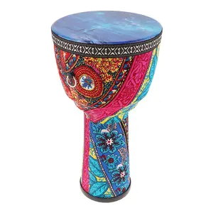 Модный Африканский барабан Djembe 4 / 6 / 8 дюймов OEM ODM под заказ музыкальный деревянный барабан из овчины ABS ПВХ Высокое качество Djembe Африканский барабан