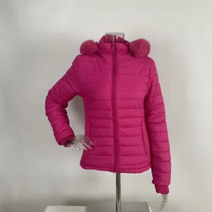 Winter Lady Coats are Ready to Ship Welcome to Custom Winter 20D Nylon and Fur Lining Women Jackets