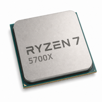 Processeur de bureau 5700X 8 cœurs 16 threads, 3,4 GHz de base / 4,6 GHz de surfréquence maximale, 65 W TDP, socket AM4