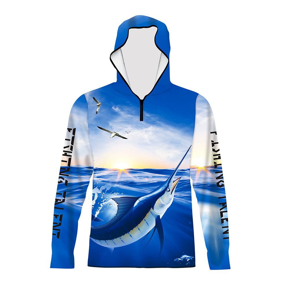 camisas de pesca sublimación reconfortante para una protección - Main Image