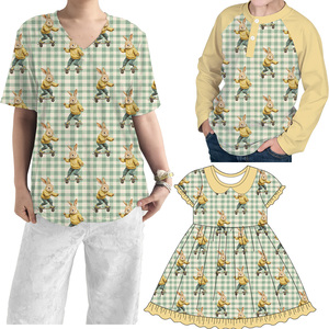 HIPPO KIDS Shirt for Boys Girls Clothes <strong>Easter</strong> Prints Casual Wear Bunny Carrot Cute <strong>Tops</strong> Tee Women T Shirt - Product Image 1