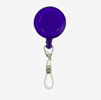Porte-badge rétractable personnalisé avec logo, porte-carte d'identité avec clip, cordon promotionnel