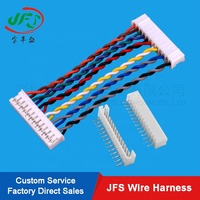 Kabel Harness Motor JST PH 2-P Berisolasi PVC/Karet untuk Penggunaan Otomotif, Konduktor Tembaga Telanjang, Tahan Tegangan 600V