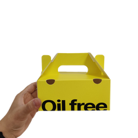 Boîte d'emballage en carton blanc de qualité alimentaire personnalisée en gros avec logo pour poulet frit à emporter