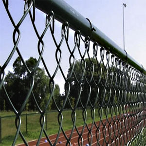 Maillon de chaîne de barrière de court de tennis de grillage de diamant de fer enduit de PVC écologique pour des treillis et des portes d'escrime - Product Image 3