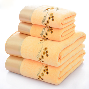 <span class=keywords><strong>Toallas</strong></span> bordadas ecológicas suaves de secado rápido súper absorbentes extra grandes <span class=keywords><strong>para</strong></span> viajes en <span class=keywords><strong>el</strong></span> baño corporal - Product Image 2