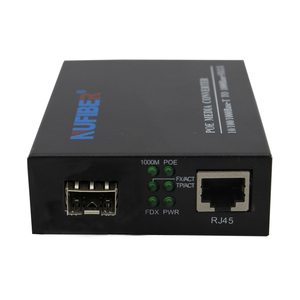 Gigabit PoE SFP khe cắm để phương tiện truyền thông chuyển đổi 100/1000Mbps chuyển đổi DC48V cho PoE IP Thiết bị mạng thiết bị sợi quang - Product Image 1