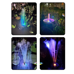 Pompe <span class=keywords><strong>solaire</strong></span> flottante colorée à LED, pompe à eau automatique de 18 cm de diamètre pour jardin <span class=keywords><strong>extérieur</strong></span>, piscine, bain d'oiseaux, <span class=keywords><strong>fontaine</strong></span> - Product Image 4