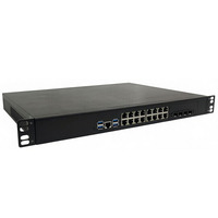 Appliance de sécurité pare-feu réseau d'entreprise 1U en rack, 4 ports 10G SFP+ et 16 ports 2.5G pour centre de données SD-WAN Edge