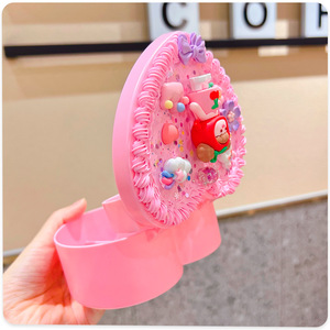 Boîte à bijoux en carton pour enfants, Kit d'artisanat en plastique en forme de cœur pour enfants de 4 à 6 ans, cadeau avec matériaux de colle crémeuse - Product Image 3