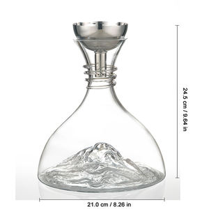 <span class=keywords><strong>Carafe</strong></span> à vin en <span class=keywords><strong>cristal</strong></span> <span class=keywords><strong>de</strong></span> luxe artisanale <span class=keywords><strong>de</strong></span> la série Art, 5577DC King Crystal, 2200 ml, cadeau personnalisé avec <span class=keywords><strong>a</strong></span>érateur - Product Image 3