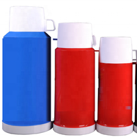Termo de Vacío de Plástico de 1.2L de Buena Calidad con Interior de Vidrio Aislado, Diseño Ecológico y Pantalla de Temperatura