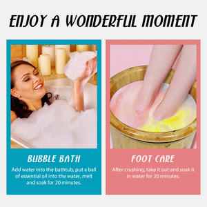 Bomba <span class=keywords><strong>da</strong></span> Bagno Rivitalizzante e Idratante Senza Solfati con Logo Personalizzabile, Fragranza di Rosmarino e Gelsomino - Product Image 4