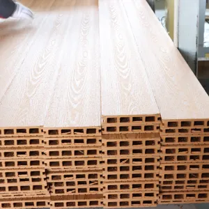 SONSILL di alta qualità decorativo esterno in legno composito solido scanalato WPC Decking