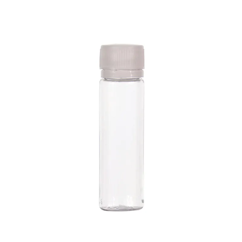 Пластиковая длинная и тонкая трубчатая бутылка 10 мл пластиковые бутылки для жидкости для полости рта с крышкой