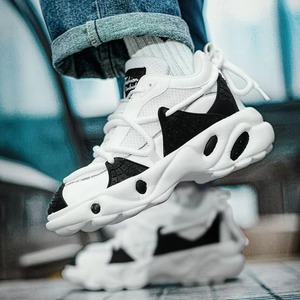 Chaussures décontractées pour hommes, style marche, semelle épaisse, imprimé personnalisé, design sur mesure, confort optimal - Product Image 1