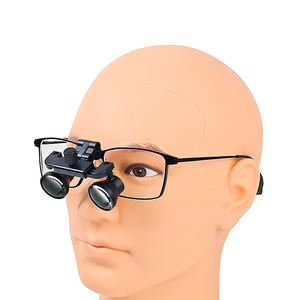 Micare <span class=keywords><strong>Flip</strong></span> <span class=keywords><strong>Up</strong></span> Chirurgische 3.5x <span class=keywords><strong>Galilean</strong></span> Binoculaire Loepen Medische Loep Met Licht En Hoofdband Voor Tandheelkundige Veterinaire Chirurgie - Product Image 3