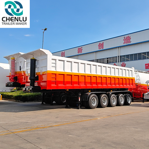 Remolque de Camión Volquete de Alta Calidad, 5 Ejes, 60 Toneladas, 80 Toneladas, Suspensión Mecánica, <span class=keywords><strong>para</strong></span> Transporte de Rocas, en Venta - Product Image 4