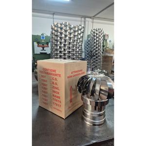 Campana de Chimenea Giratoria Impulsada por el Viento, Acero Inoxidable 304, Certificación KIWA, Industrial, para Extracción de Gases de Combustión y Aire - Product Image 3