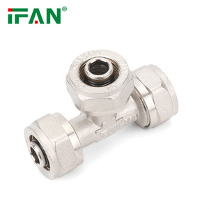 IFAN Chine Fabricants Accessoires de plomberie PEX de haute qualité Raccords à compression en laiton pour tuyaux multicouches <span class=keywords><strong>Raccord</strong></span> Pex en laiton - Product Image 2