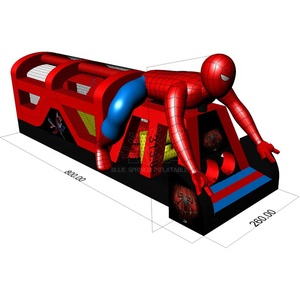 Castillo hinchable de PVC, carrera de obstáculos inflable en <span class=keywords><strong>alquiler</strong></span> - Product Image 1