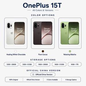 Nuovo Smartphone Originale OnePlus 15T 5G, Batteria 7500mAh, Ricarica Rapida 100W, 144Hz, Snapdragon 8 Elite Gen <span class=keywords><strong>5</strong></span>, NFC, Telefono Mobile OPPO per Esports - Product Image 2