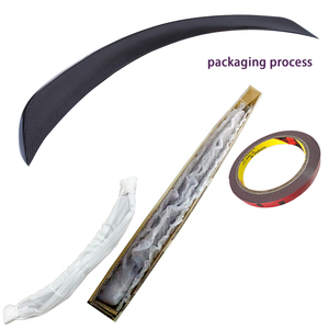 For C-Class W205 4Door Sedan ED1 Style Carbon Fiber <b>Rear</b> <b>Spoiler</b> Trunk Wing 2013-2022 - Product Image 6