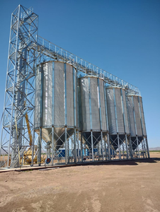 100T/500T/1000T/2000T/5000T/10000T Galvanized Silo for Rice Maize Paddy Wheat Coffee Beans <b>Seeds</b> <b>Storage</b> - Product Image 2