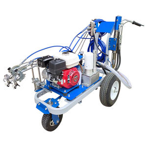 Aplicación Máquina de marcado por pulverización en frío Máquina de marcado de carreteras <span class=keywords><strong>Pintor</strong></span> de línea sin aire Máquina de marcado de línea de carretera por pulverización en frío para la venta - Product Image 1