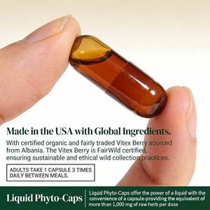 כמוסות צמחיות של Oem Herbs לתסמונת גיל המעבר, תומכות באיזון הורמונלי, תוסף צמחי פיטואסטרוגני - Product Image 5