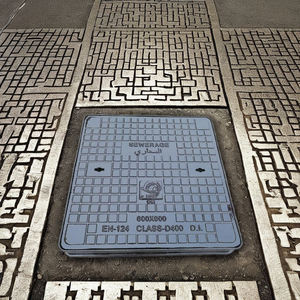 EN124 주철 맨홀 커버 헤비 듀티 유틸리티 맨홀 커버 <span class=keywords><strong>Dci</strong></span> 맨홀 커버 - Product Image 2