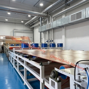 Machine à panneaux muraux 3D en PVC SPC, machine à fabriquer des revêtements <span class=keywords><strong>de</strong></span> sol en PVC stratifié avec prix, fabrication <span class=keywords><strong>de</strong></span> carreaux <span class=keywords><strong>de</strong></span> sol - Product Image 1