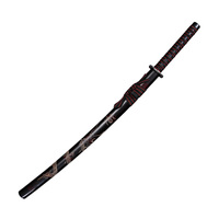 Ensemble de 3 katanas décoratives à motif dragon, épées jouets très demandées pour la vente en gros, collection ou cadeau, 98cm/77cm/42cm