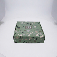 Boîte en carton personnalisée de qualité supérieure avec impression offset verte pour la promotion de la marque